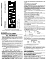 DeWalt DW420 Manual de usuario