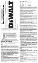 DeWalt DW847 Manual de usuario