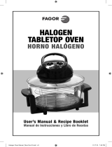 Fagor America Fagdor halogen tabletop oven 670040380 Manual de usuario