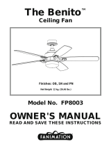 Fanimation FP8003 El manual del propietario