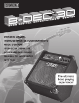 Fender B-DEC 30 Manual de usuario