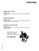 Festool Router PAC574354 Manual de usuario