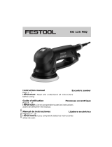 Festool Sander RO 125 FEQ Manual de usuario