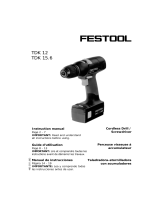 Festool TDK 15.6 Manual de usuario