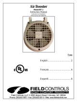 FIELD CONTROLS RF-1 Manual de usuario