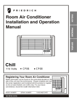 Friedrich ROOM AIR CONDITIONER Manual de usuario
