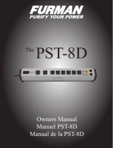 Furman PST-8D Manual de usuario