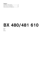 Gaggenau BX 480 Manual de usuario