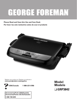 George Foreman GRP3842RC El manual del propietario