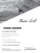 George Foreman PN2PC180 El manual del propietario