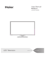 Haier Flat Panel Television LED Television Manual de usuario