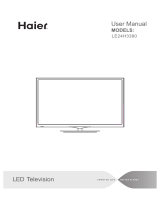 Haier LE24H3380 Manual de usuario