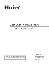 Haier LET22C600F Manual de usuario