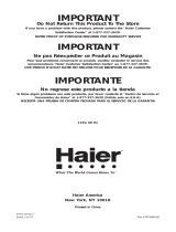 Haier HTQ21JAARSS Manual de usuario