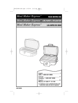 Hamilton Beach Meal Maker Express 25285BH Manual de usuario