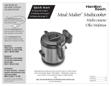 Hamilton Beach Meal Maker 35135 Manual de usuario