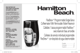 Hamilton Beach 49996 Manual de usuario