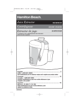 Hamilton Beach 67801 - HealthSmart Juice Extractor Manual de usuario