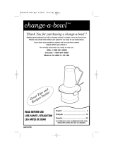Hamilton Beach change-a-bowl 72850 Manual de usuario