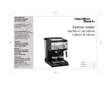 Hamilton Beach Espresso Maker 40715 Manual de usuario