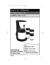 Hamilton Beach 45224 - Stay or Go Coffeemaker Manual de usuario