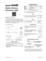 Heath Zenith SL-5610-WH-B - Heath - 110 Degree Motion Sensing Security Light Manual de usuario