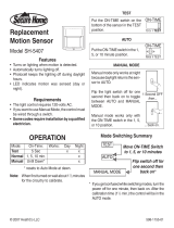 Heath Zenith Replacement Motion Sensor SH-5407 Manual de usuario