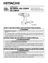 Hitachi Koki USA DS 9DVF Manual de usuario