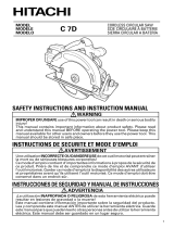 Hitachi C 7D Manual de usuario