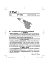 Hitachi GP 10DL Manual de usuario