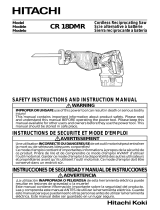 Hitachi CR18DMR Manual de usuario