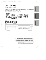 Hitachi DV-PF2U Manual de usuario