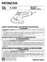 Hitachi G 12S2 Manual de usuario