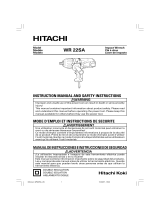 Hitachi WR 22SA Manual de usuario