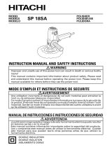Hitachi SP 18SA Manual de usuario
