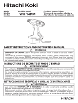 Hitachi WH14DM Manual de usuario