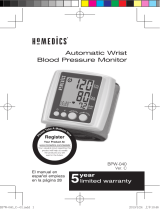 HoMedics BP-W04-00CA Manual de usuario