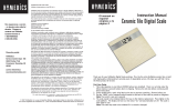 HoMedics Ceramic Tile Digital Scale Manual de usuario
