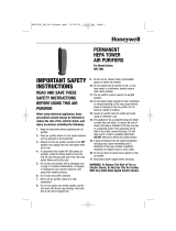 Honeywell HHT090 - HEPAClean Tower Air Purifier Manual de usuario