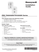 Honeywell TH1110DV1009 Manual de usuario