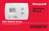 Honeywell Honeywell Thermostat PRO TH3000 Series Manual de usuario