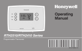 Honeywell Thermostat RTH2410 Manual de usuario