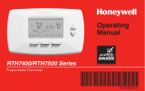 Honeywell Thermostat RTH7400 El manual del propietario