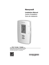 Honeywell PRO TH1110D Manual de usuario