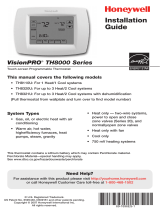 Honeywell Thermostat TH8000 Manual de usuario