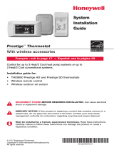 Honeywell Thermostat THX9000 Manual de usuario