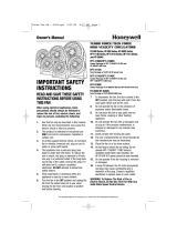 Honeywell HFT-3108B Manual de usuario