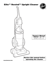 Hoover Elite Rewind Upright Cleaner Manual de usuario