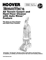 Hoover Hard Floor Cleaner with Auto Rinse Feature Steam Vacuum Manual de usuario