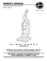 Hoover WindTunnel UH70105 Manual de usuario